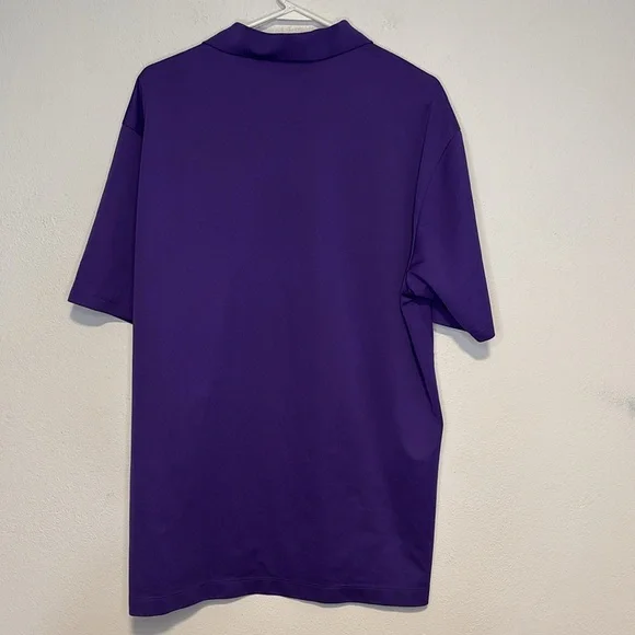 Nike Golf Purple Performance Short Sleeve Polo Shirt XL - Picture 5 of 7